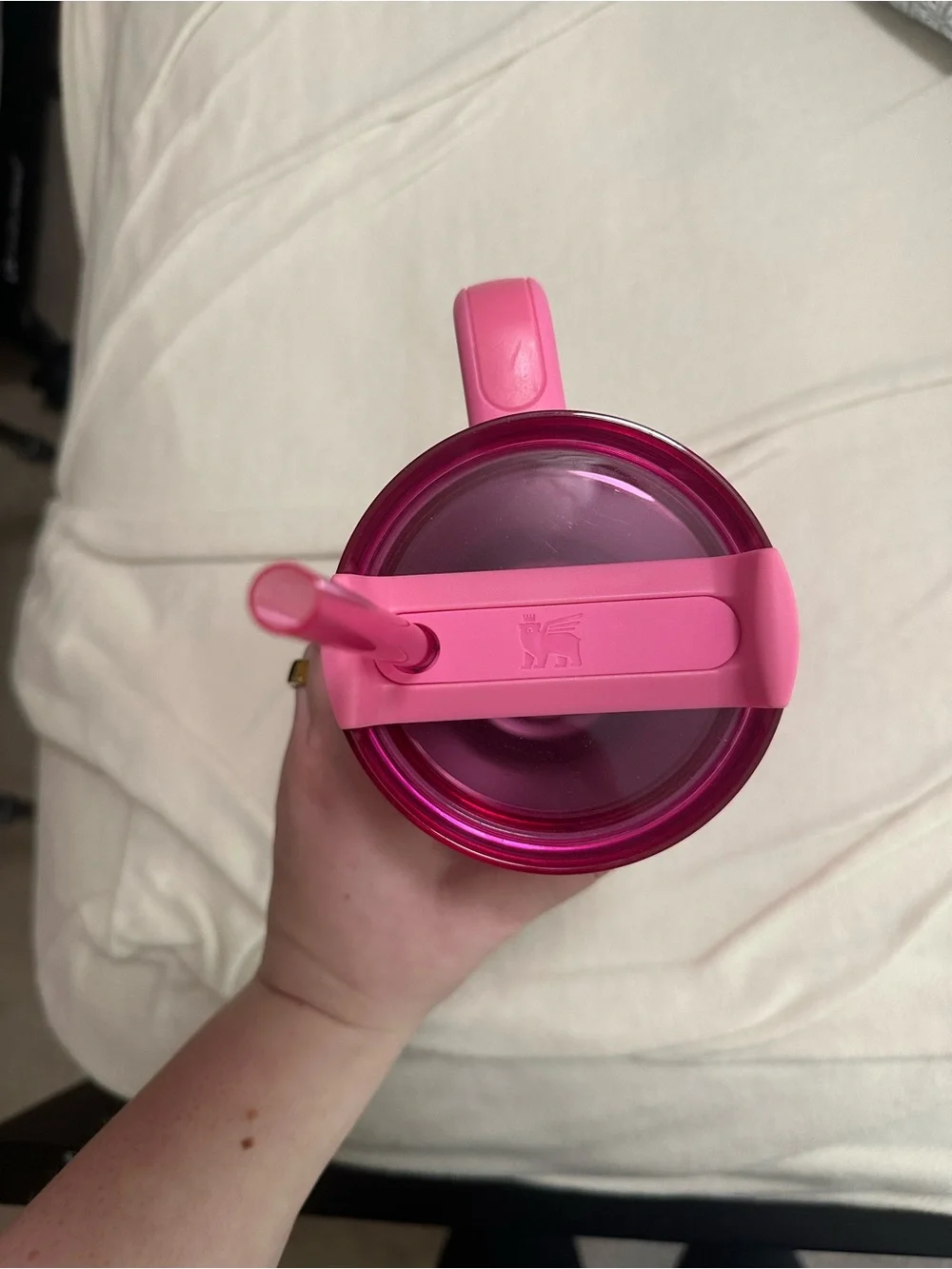 Stanley x Wicked Glinda Pink Glitter Tumbler and Straw - Picture 5 of 6